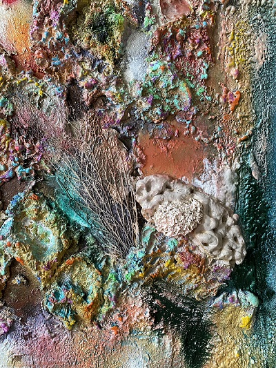 Detalle Obra Conchas sin nombre II - Colección Abstractos - Maral Ríos