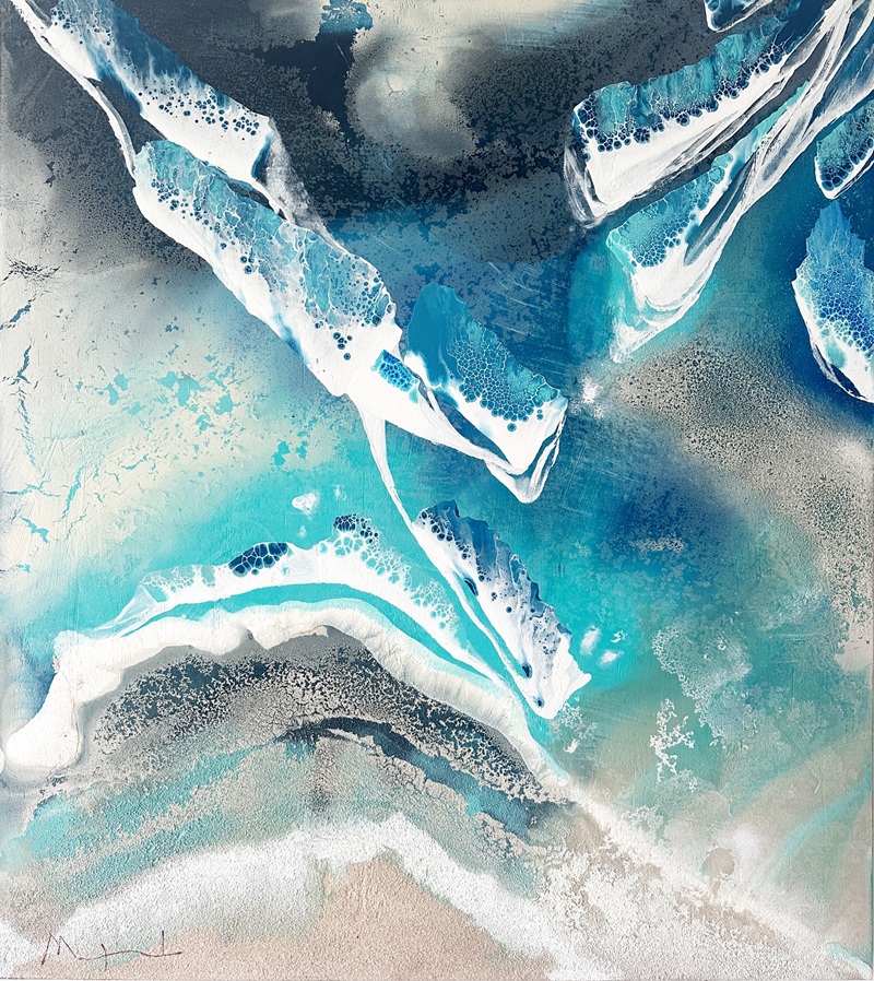 Obra Playa de Berbes, de Maral Ríos